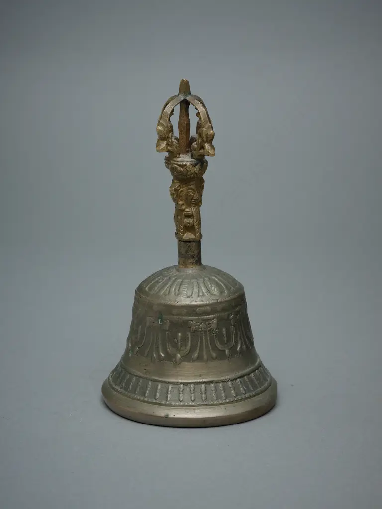 Tibetan brass Dorje prayer bell, Image 1++